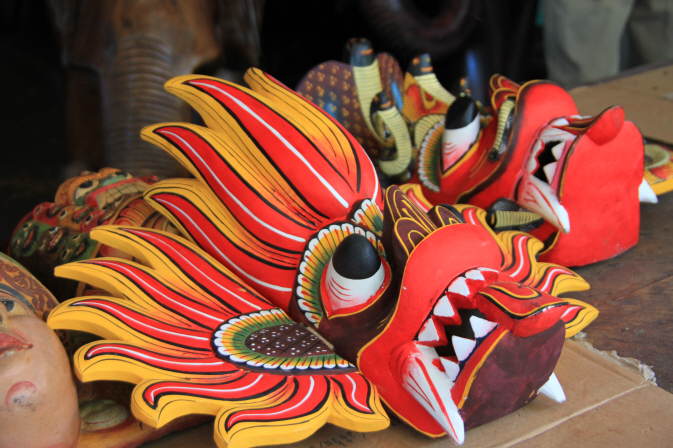 Maske Sri Lanka Foto  Impressionen